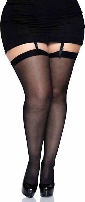 Leg avenue medias negras plus Leg avenue medias negras plus