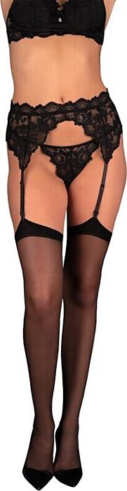 Liguero Negro Livco Corsetti Soliana Elegância