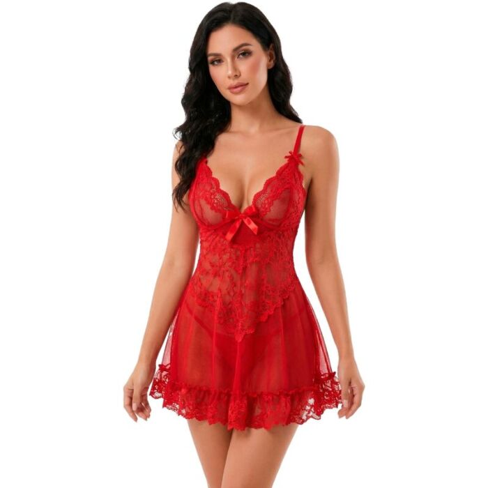 Babydoll Livco Corsetti Nuit Set T-Shirt + Red Panty Babydoll Livco Corsetti Nuit Set T-Shirt + Red Panty