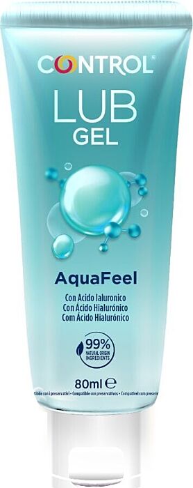 Lubrificante Control AquaFeel 80ml Hidratação Natural