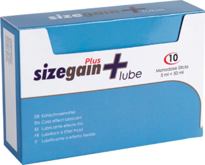 Lubrificante efeito frio 500COSMETICS Sizegain Plus Lube