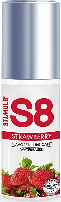 Lubrificante S8 Morango STIMUL8 125 ml Lubrificante S8 Morango STIMUL8 125 ml