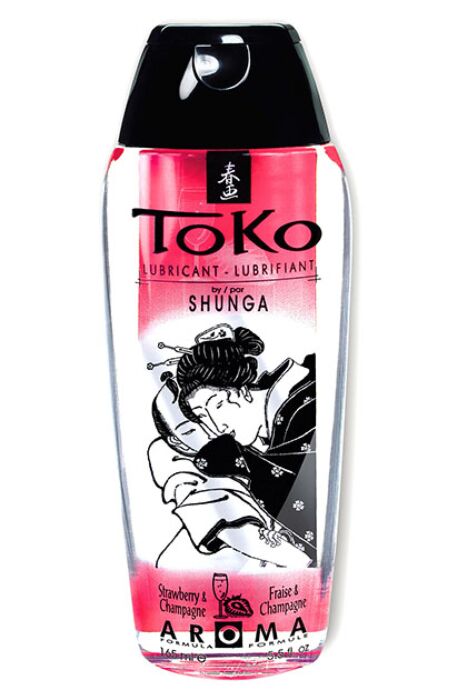 Lubrificante SHUNGA Toko Aroma Morango e Champanhe