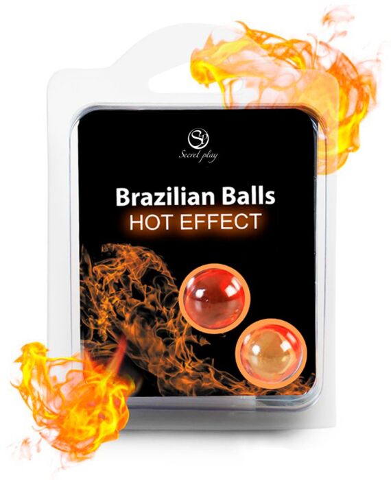 Lubrificante SECRETPLAY Brazilian Balls efeito calor