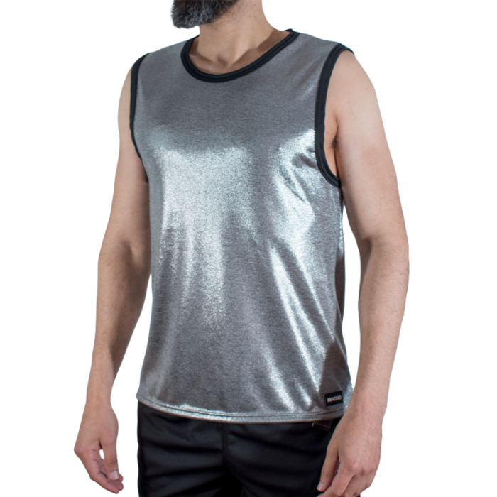 Camiseta Macho Underwear com Glitter Fino S/M Camiseta Macho Underwear com Glitter Fino S/M