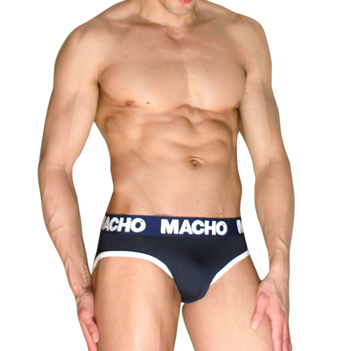 Slip MACHO NAVY com copo push-up Slip MACHO NAVY com copo push-up
