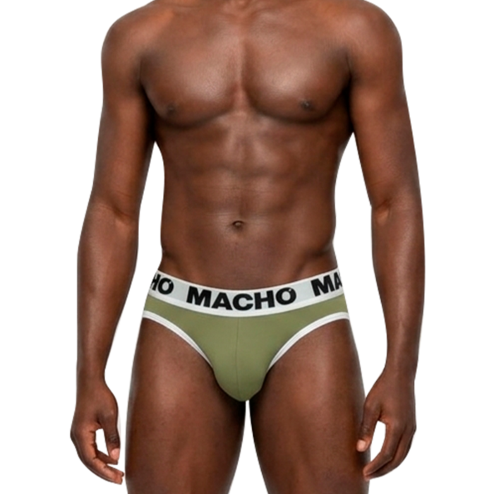 Slip MACHO UNDERWEAR MCH013 com copo push-up Slip MACHO UNDERWEAR MCH013 com copo push-up