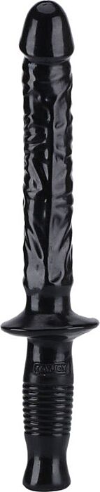 Dildo Manhandler 37 cm Preto - Envio discreto e seguro!