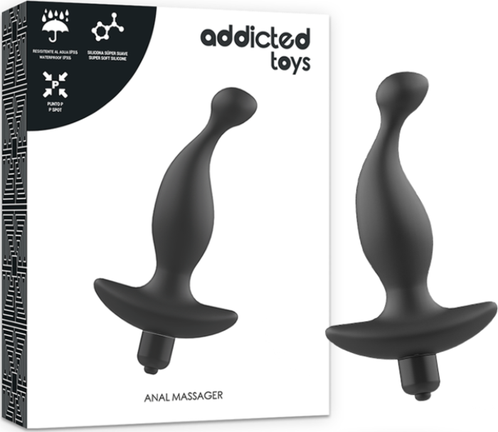 Massageador Anal Vibratório Obsidiana Massageador Anal Vibratório Obsidiana