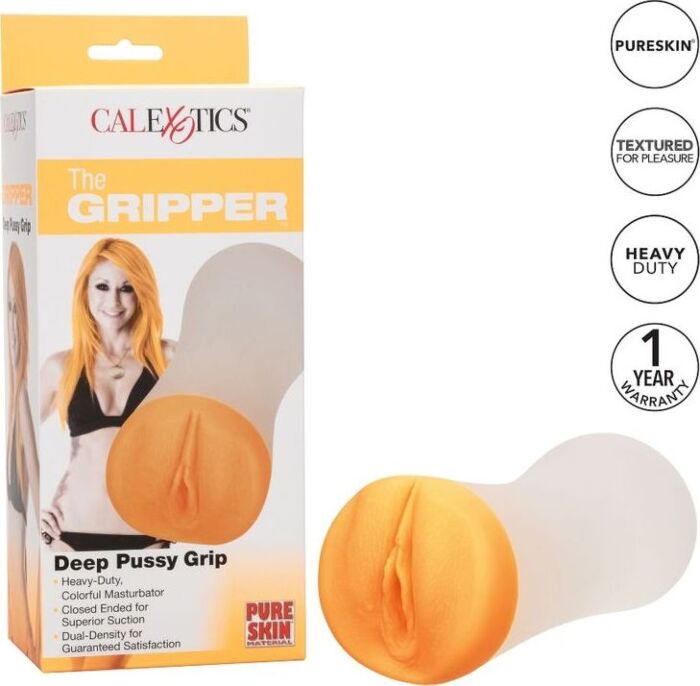 Masturbador Calexotics Deep Pussy Grip Sensações Únicas