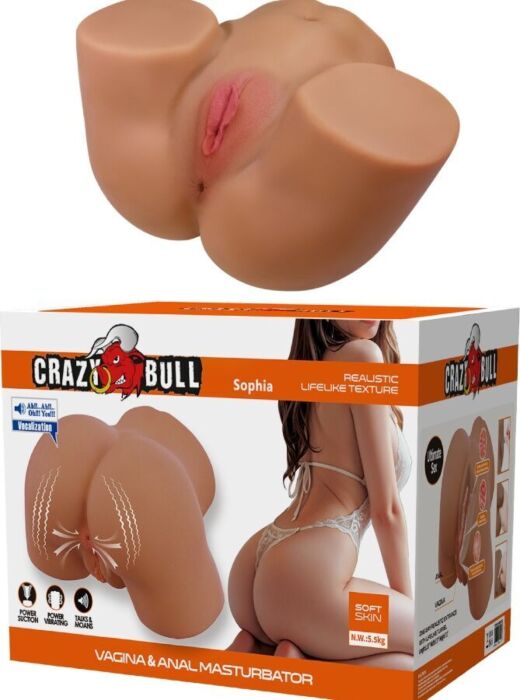 Masturbador Crazy Bull Geriann Vibrador Realista