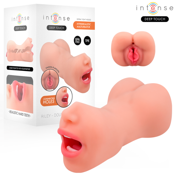 Masturbador Intense Deep Touch Riley Hiperrealista Masturbador Intense Deep Touch Riley Hiperrealista