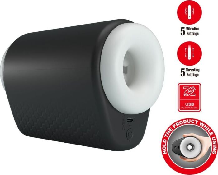 Masturbador Masculino Pretty Love DJ Girl com Vibração