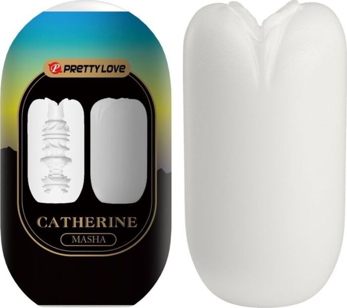 Masturbador Masculino Pretty Love Masha Branco