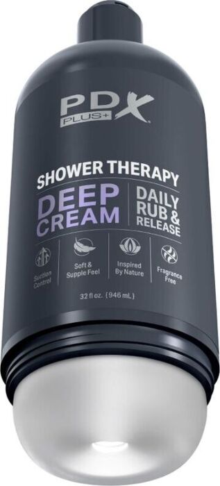 Masturbador PDX PLUS+ Deep Cream Design Discreto Masturbador PDX PLUS+ Deep Cream Design Discreto