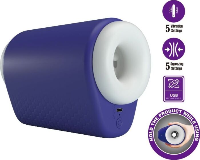 Masturbador Pretty Love DJ Lady com Vibração Masturbador Pretty Love DJ Lady com Vibração