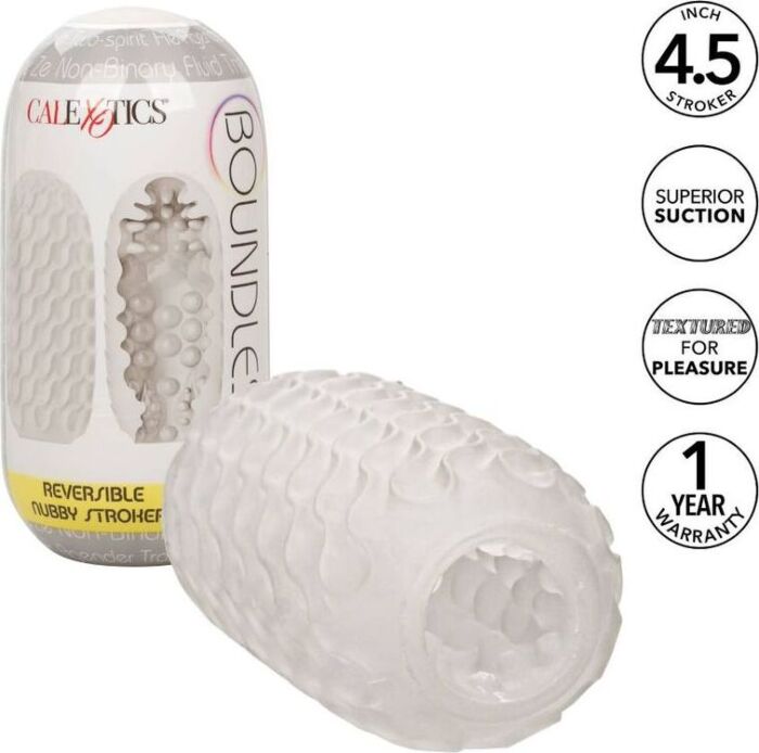 Stroker Reversível Nubby CALEXOTICS — Compacto e Texturado Stroker Reversível Nubby CALEXOTICS — Compacto e Texturado