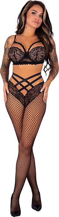 Meias arrastão Livco Corsetti FAXANDRA L/XL