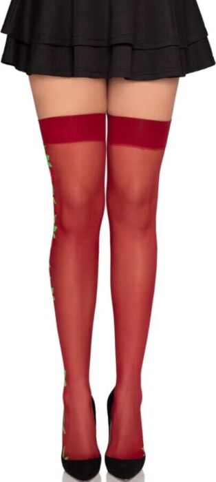 Medias de Liguero Leg Avenue 1957 com Flores Medias de Liguero Leg Avenue 1957 com Flores