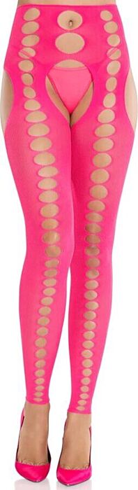 Medias Opacas Leg Avenue Rosa Neon Sem Costuras Medias Opacas Leg Avenue Rosa Neon Sem Costuras