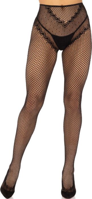 Medias Rejilla Leg Avenue Coração Sensuais