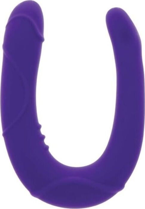 Realistic Mini Double Dong Roxo - Dupla Penetração e Prazer Duplo