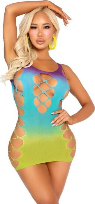 Mini Vestido Leg Avenue Ocean Sem Costuras Mini Vestido Leg Avenue Ocean Sem Costuras