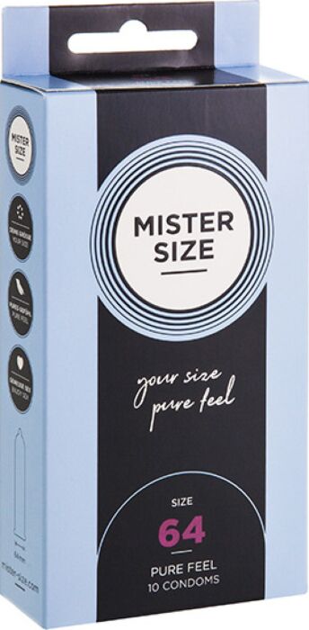 Mister size 64 (10 pack) - preservativo natural Mister size 64 (10 pack) - preservativo natural