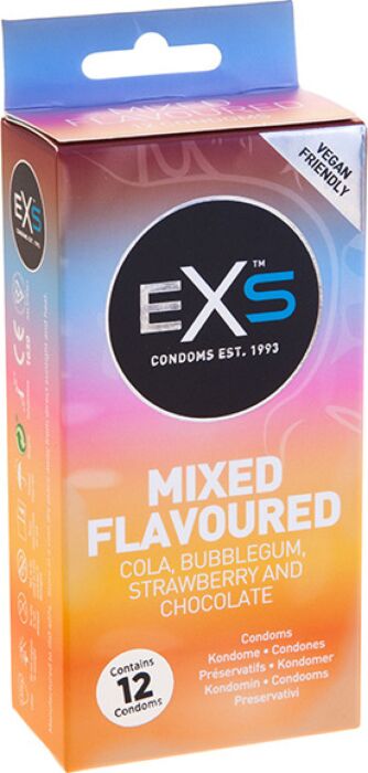 Exs condoms - preservativos sabores 12 pack Exs condoms - preservativos sabores 12 pack