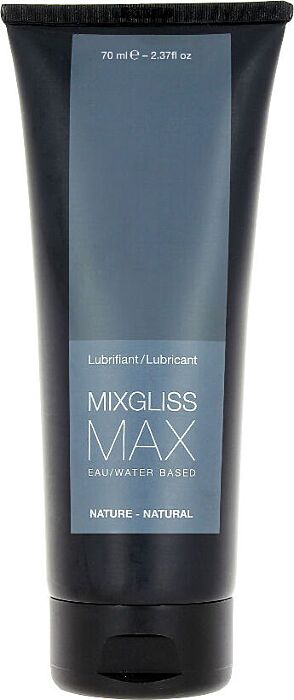 Mixgliss - Lubrificante Max Anal à Base de Água Natural 70ml