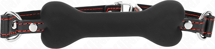 Mordaza KINK 12cm Silicona Negra | Controle o Prazer