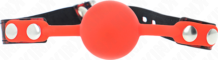 Mordaza de Bola KINK 4cm Silicona Preto