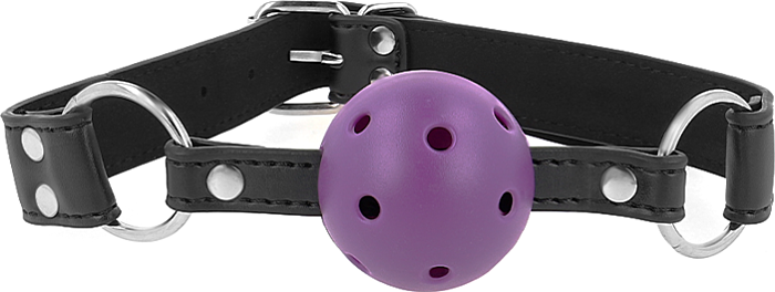Mordaza de Bola KINK Morado Ajustável 4cm Mordaza de Bola KINK Morado Ajustável 4cm