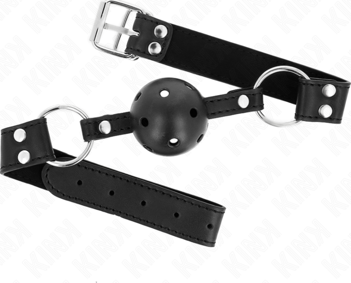 Mordaza de Bola KINK Preto Ajustável 4cm