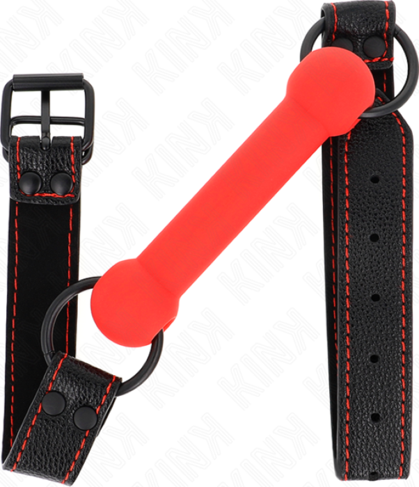 Mordaza KINK Hueso Vermelha Ajustável 41-57 cm Mordaza KINK Hueso Vermelha Ajustável 41-57 cm