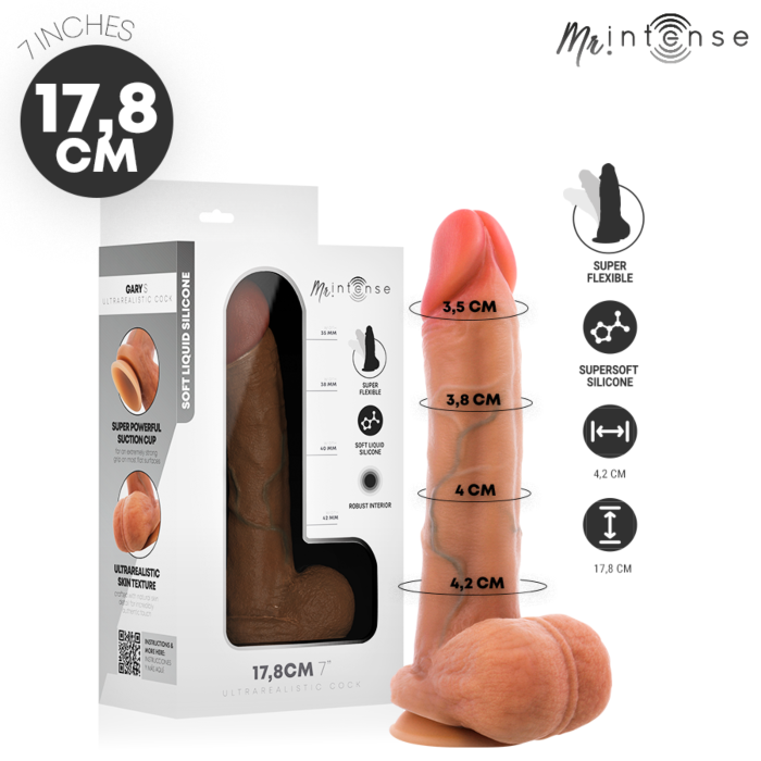 MR INTENSE: Pênis Realista Ultra-Realista de Silicone MR INTENSE: Pênis Realista Ultra-Realista de Silicone