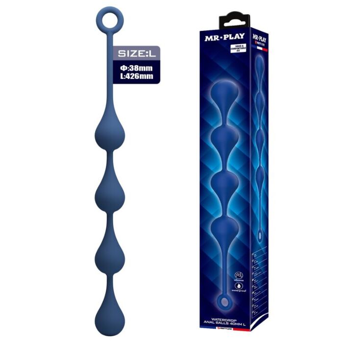 Contas Anais MR PLAY Silicone Tamanho L 42.6 cm Contas Anais MR PLAY Silicone Tamanho L 42.6 cm