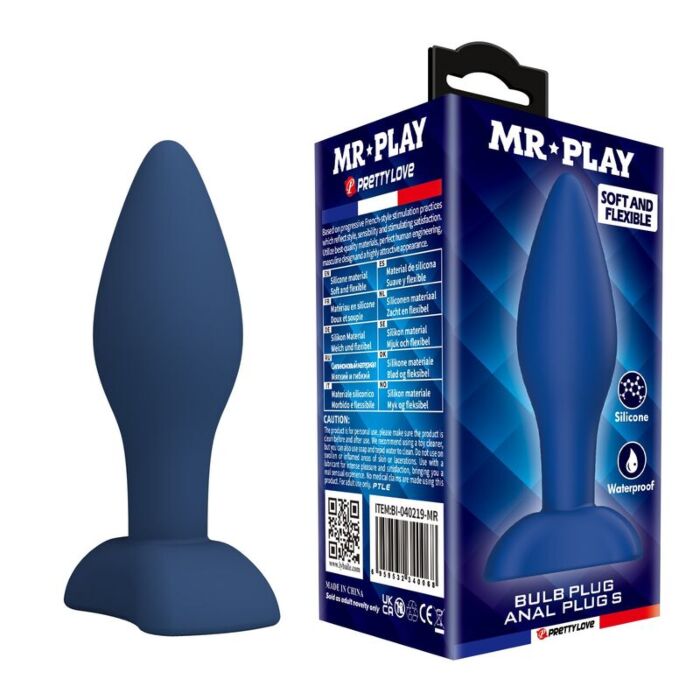 Plug Anal MR PLAY Tapered Silicone Plug Anal MR PLAY Tapered Silicone