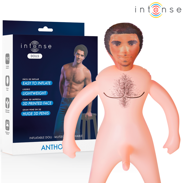 Boneco Erótico Intense Dolls Anthony Pénis 3D