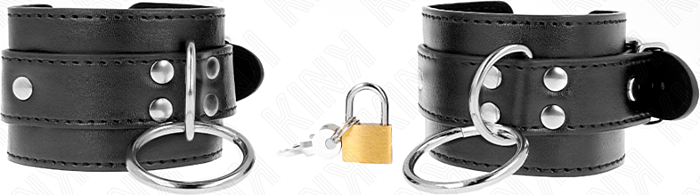 Muñequeras KINK com Bloqueio de Candado - Estilo e Controle