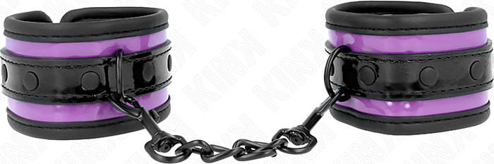 Muñequeras BDSM KINK Lila Ajustáveis Conforto