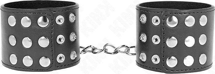 Muñequeras BDSM KINK Ajustáveis em Preto Muñequeras BDSM KINK Ajustáveis em Preto