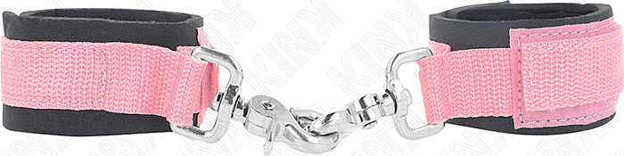 Muñequeras Neopreno KINK Rosa Ajustável | BDSM