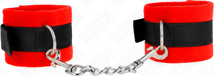 Muñequeras BDSM KINK Preto-Vermelho - Conforto e Estilo