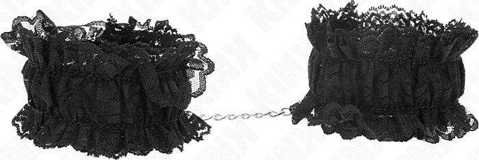 Muñequeras KINK Wrist Restraint Elásticas Pretas Muñequeras KINK Wrist Restraint Elásticas Pretas