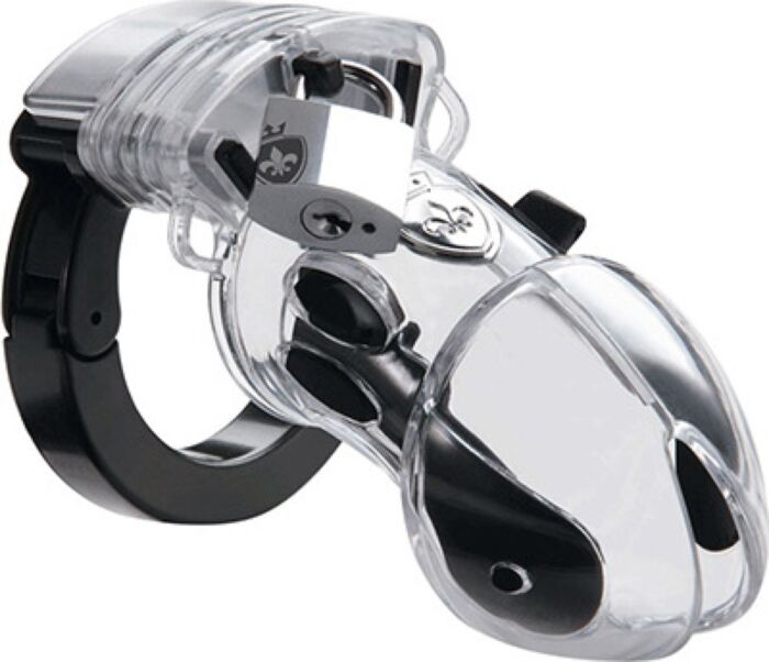 Cinto de castidade inimigo número 1 na gaiola do galo