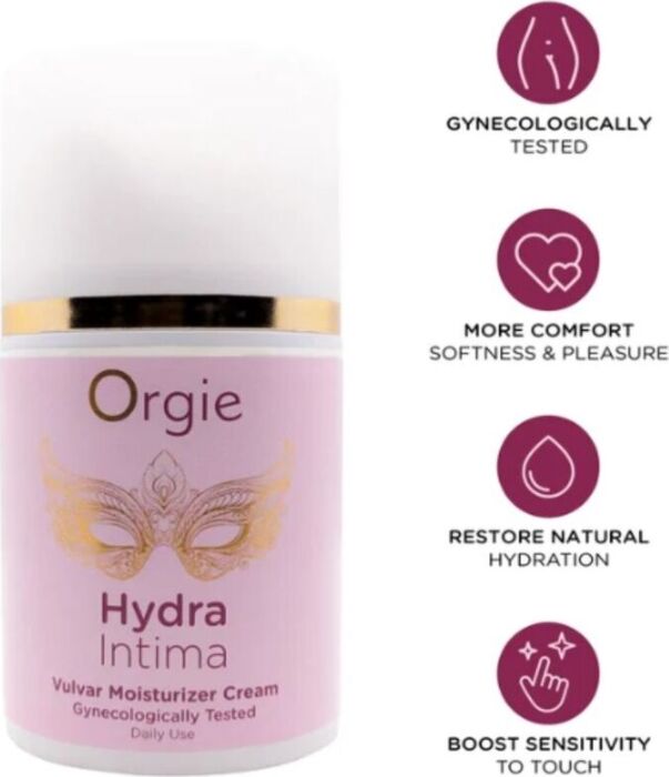 Creme Hidratante Vulvar ORGIE Hydra Intima Diário 50 ml