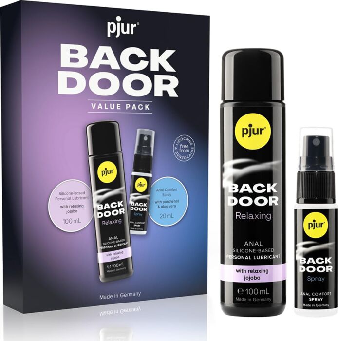 Pjur BACK DOOR Value Pack — Lubrificante e Spray Anal