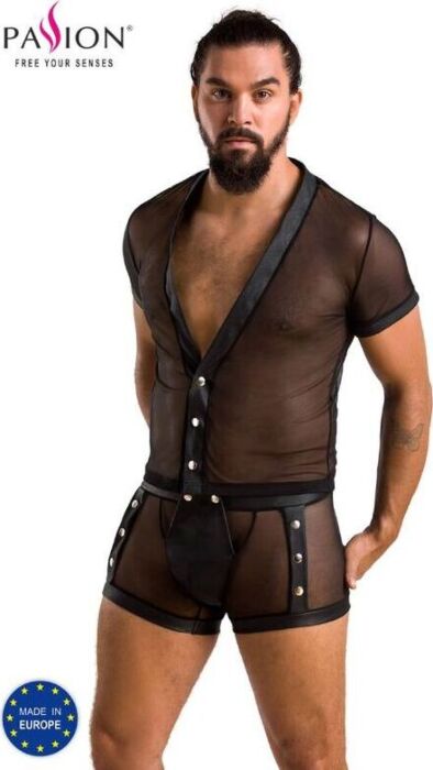 Pack Erótico Passion Men Michael Preto S/M Pack Erótico Passion Men Michael Preto S/M