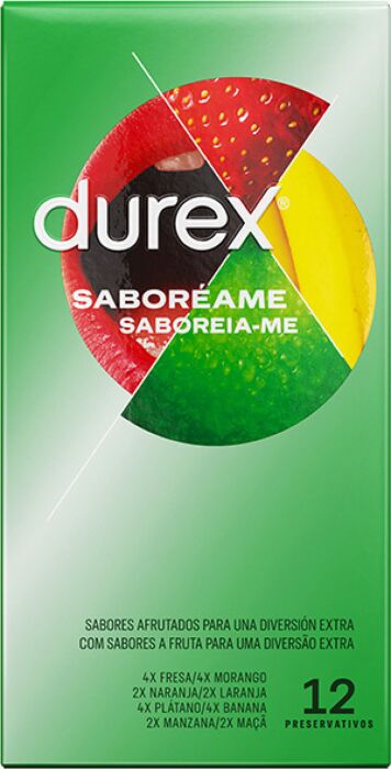 Preservativos Durex Saboreame: Pacote 12 unidades | Cores e sabores - SEO Preservativos Durex Saboreame: Pacote 12 unidades | Cores e sabores - SEO